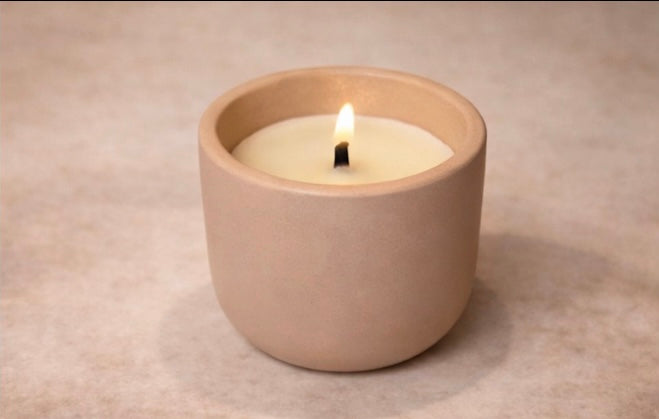 Simplicity Cement Candle