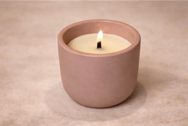 Simplicity Cement Candle