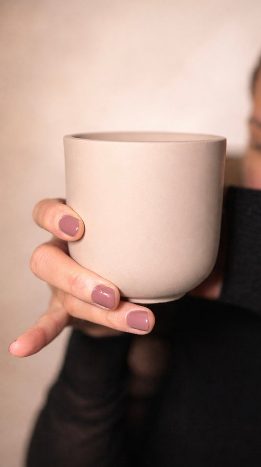 Simplicity Cement Candle